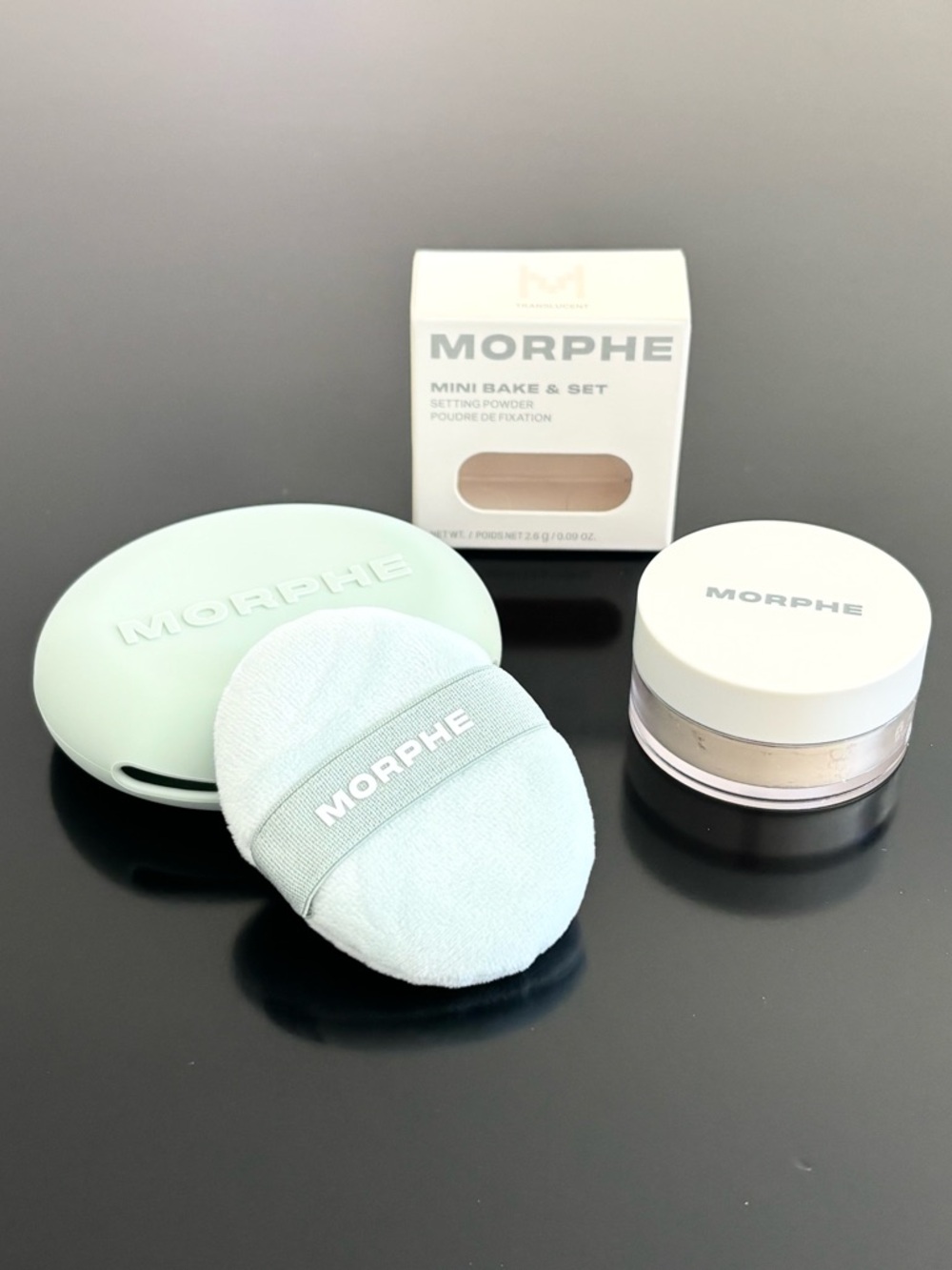 Morphe Mini Translucent Setting Powder + Puff - Picture 2 of 5